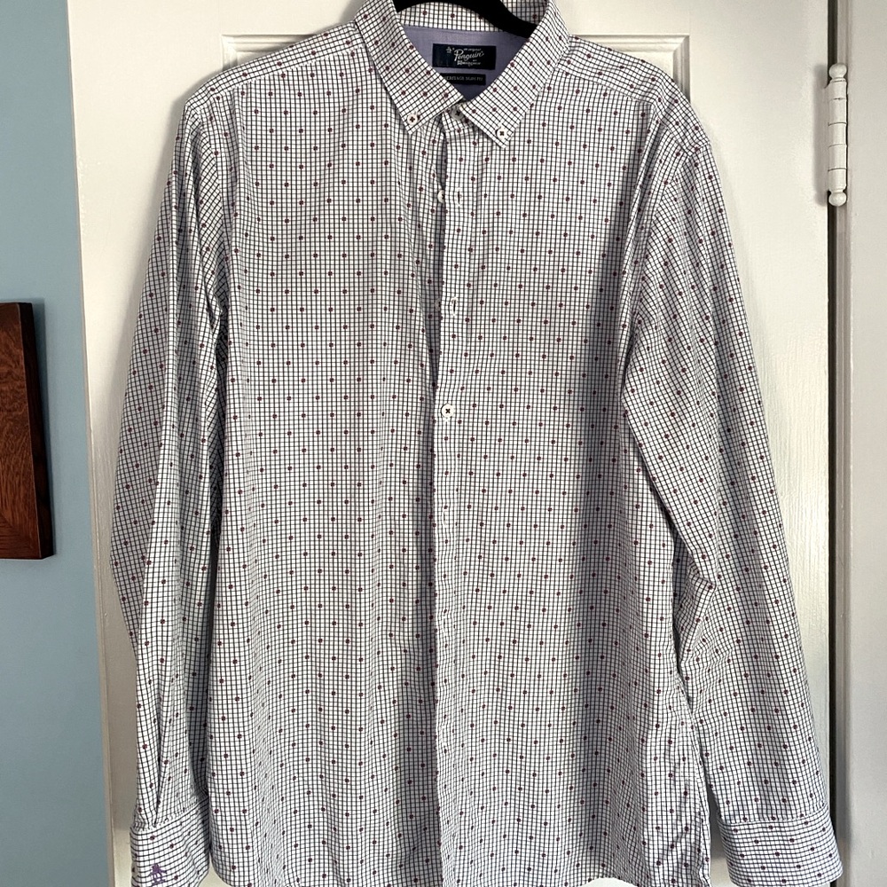 Original Penguin Heritage Slim Fit men’s long sleeved shirt. Worn twice.